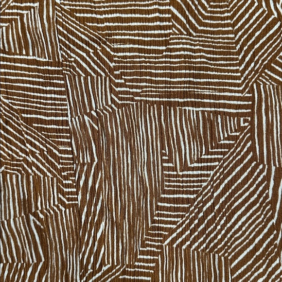 Penningtons Brown Geometric Maxi Dress - Picture 6 of 6